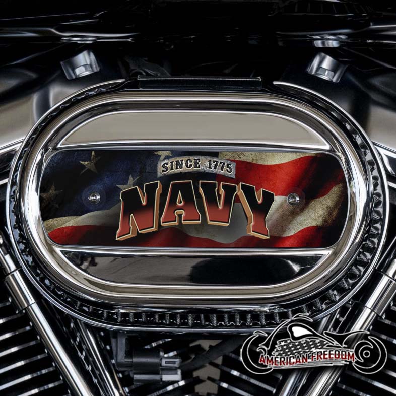 Harley Davidson M8 Ventilator Insert - Navy Flag